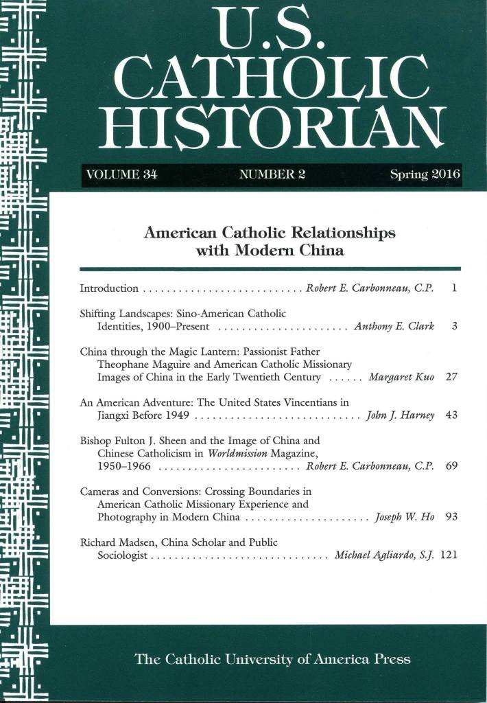 US Catholic Historian Journal Cover